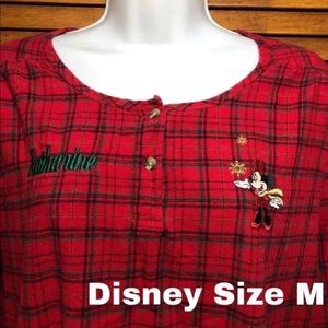 Disney Minnie Mouse Holiday Nightgown M